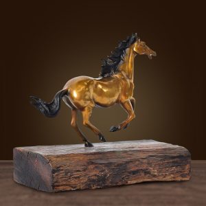 Tượng ngựa để bàn bằng đồng