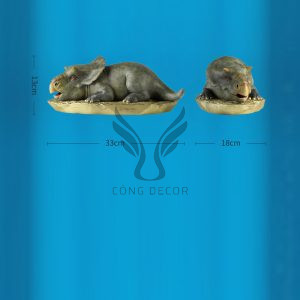 Tặng tượng động vật bằng đồng cho sếp nam CD2004