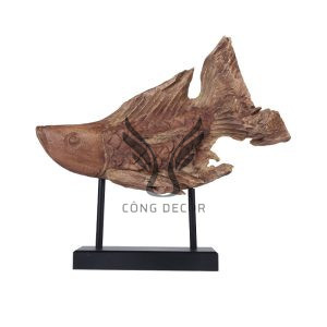 Tượng cá rồng bằng composite CD3154