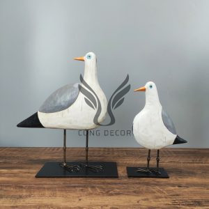 Tượng chim hải âu bằng gỗ CD1968
